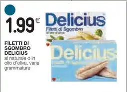 Coop Filetti di Sgombro Delicius offerta
