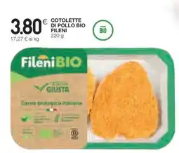 Coop Cotolette di Pollo Bio Fileni offerta
