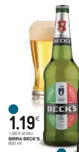 Coop Birra Beck's offerta