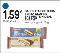 Coop BARRETTA PROTEICA SENZA GLUTINE THE PROTEIN DEAL ENERVIT offerta