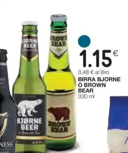 Coop BIRRA BJORNE O BROWN BEAR offerta