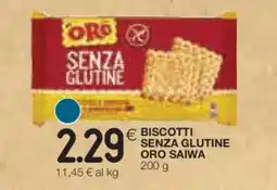 Coop Biscotti Senza Glutine Oro Saiwa offerta