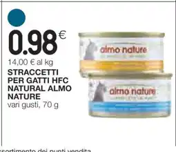 Coop Straccetti per Gatti HFC Natural Almo Nature offerta
