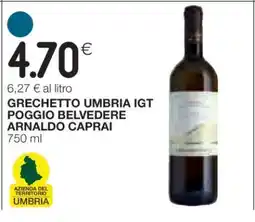 Coop Grechetto Umbria IGT Poggio Belvedere Arnaldo Caprai offerta