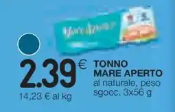 Coop TONNO MARE APERTO offerta