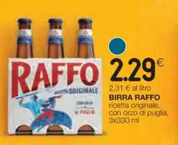 Coop Birra Raffo offerta
