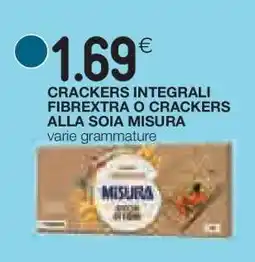 Coop Crackers Integrali Fibrextra o Crackers alla Soia Misura offerta