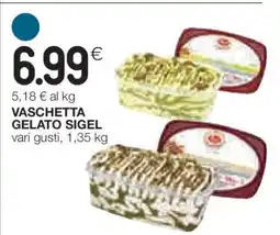 Coop VASCHETTA GELATO SIGEL offerta