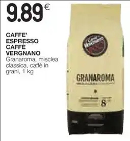 Coop CAFFE’ ESPRESSO CAFFÈ VERGNANO offerta