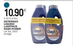 Coop Detersivo Liquido Lavatrice Dash Power offerta