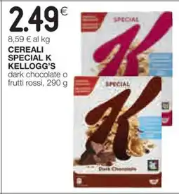 Coop Cereali Special K Kellogg's offerta