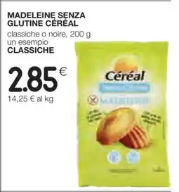 Coop Madeleine Senza Glutine Céréal offerta