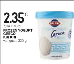 Coop FROZEN YOGURT GRECO KRI KRI offerta