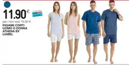 Coop PIGIAMI CORTI UOMO O DONNA ATHENA BY LIABEL offerta