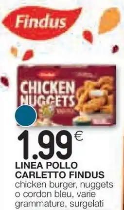 Coop Linea Pollo Carletto Findus offerta