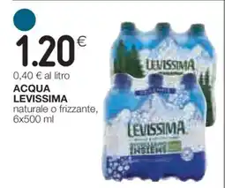 Coop ACQUA LEVISSIMA offerta