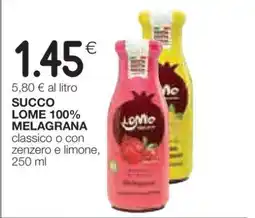 Coop SUCCO LOME 100% MELAGRANA offerta