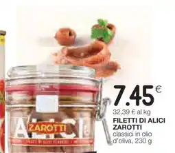 Coop FILETTI DI ALICI ZAROTTI offerta