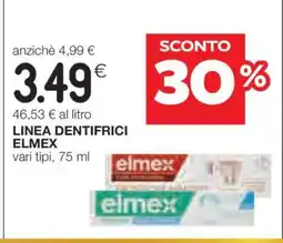 Coop LINEA DENTIFRICI ELMEX offerta