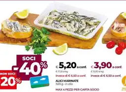 Coop Alici Marinate offerta