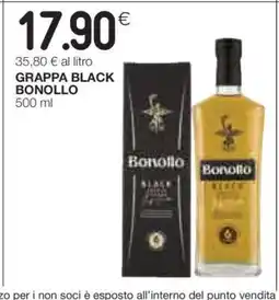 Coop GRAPPA BLACK BONOLLO offerta
