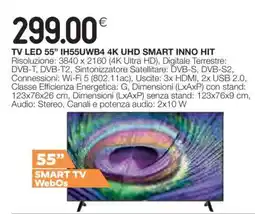 Coop TV LED 55” IH55UWB4 4K UHD SMART INNO HIT offerta