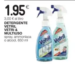 Coop DETERGENTE VETRIL VETRI & MULTIUSO offerta
