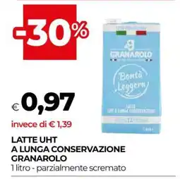 Coop LATTE UHT A LUNGA CONSERVAZIONE GRANAROLO offerta