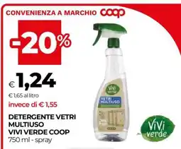 Coop DETERGENTE VETRI MULTIUSO VIVI VERDE COOP offerta