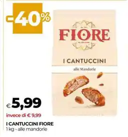 Coop I CANTUCCINI FIORE offerta