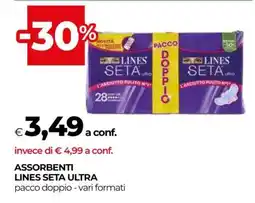 Coop Assorbenti Lines Seta Ultra offerta