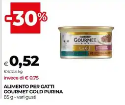 Coop ALIMENTO PER GATTI GOURMET GOLD PURINA offerta