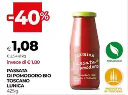 Coop PASSATA DI POMODORO BIO TOSCANO LUNICA offerta