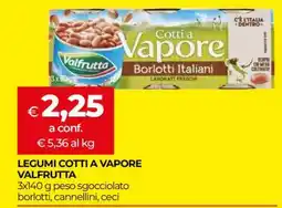 Coop LEGUMI COTTI A VAPORE VALFRUTTA offerta
