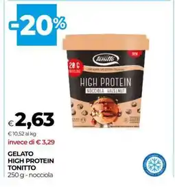 Coop GELATO HIGH PROTEIN TONITTO offerta