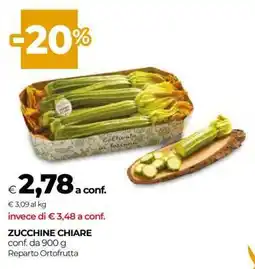 Coop Zucchine Chiare offerta