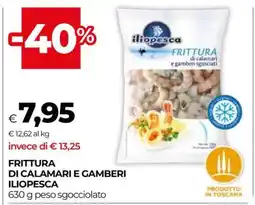 Coop FRITTURA DI CALAMARI E GAMBERI ILIOPESCA offerta