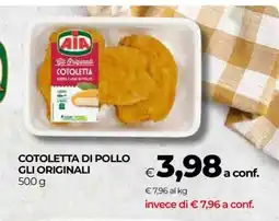 Coop COTOLETTA DI POLLO GLI ORIGINALI offerta