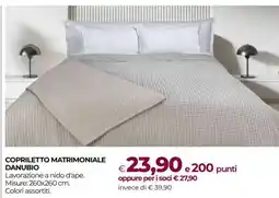 Coop COPRILETTO MATRIMONIALE DANUBIO offerta