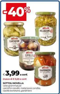 Coop SOTTOLI NOVELLA offerta