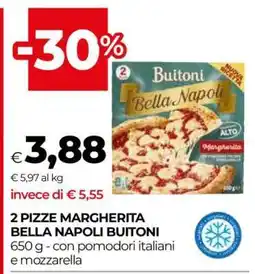 Coop 2 Pizze Margherita Bella Napoli Buitoni offerta