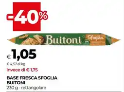 Coop BASE FRESCA SFOGLIA BUITONI offerta