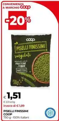 Coop PISELLI FINISSIMI COOP offerta