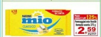 CTS Supermercati Formaggini offerta