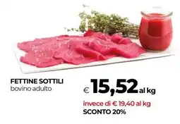 Coop FETTINE SOTTILI offerta