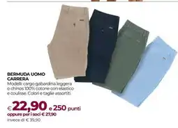 Coop Bermuda Uomo Carrera offerta
