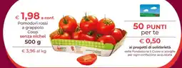 Coop Pomodori rossi a grappolo Coop offerta