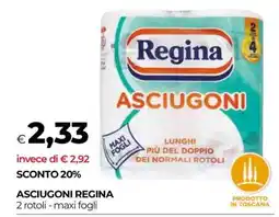 Coop Asciugoni Regina offerta