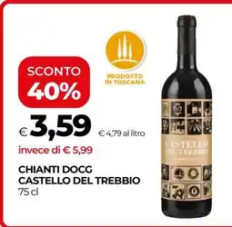 Coop CHIANTI DOCG CASTELLO DEL TREBBIO offerta