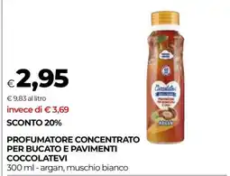 Coop PROFUMATORE CONCENTRATO PER BUCATO E PAVIMENTI COCCOLATEVI offerta
